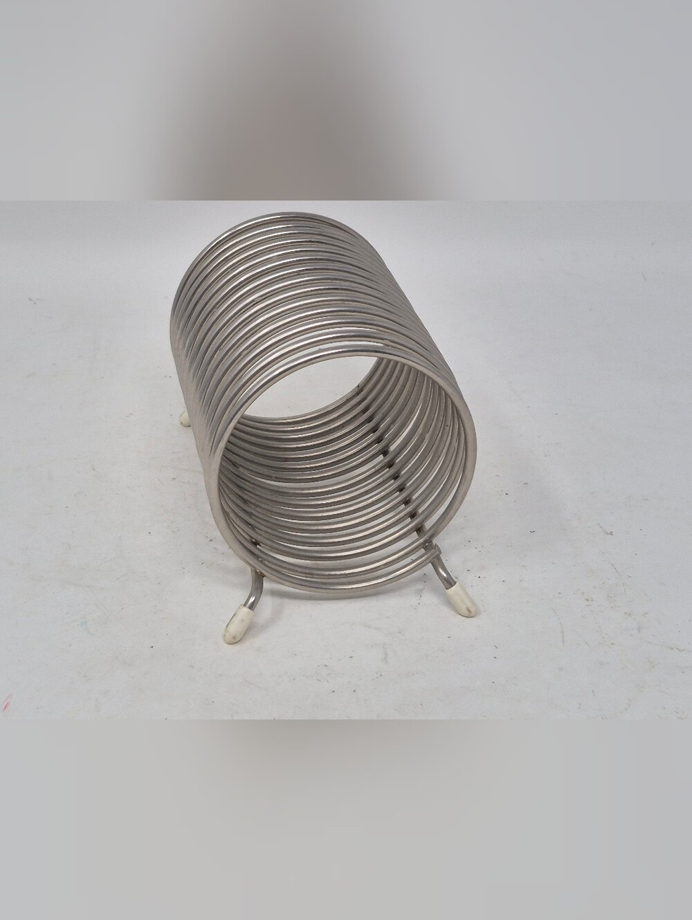 Vintage MCM Silver Metal Coil Memo Holder